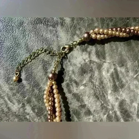 💜 Beautiful Vintage/Old Costume Jewelry Necklace - Picture 3 of 3